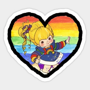 Retro Rainbow Kids Sticker